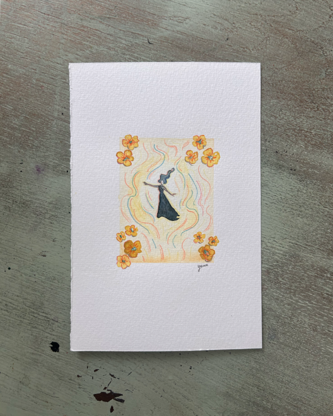 Femme flamme