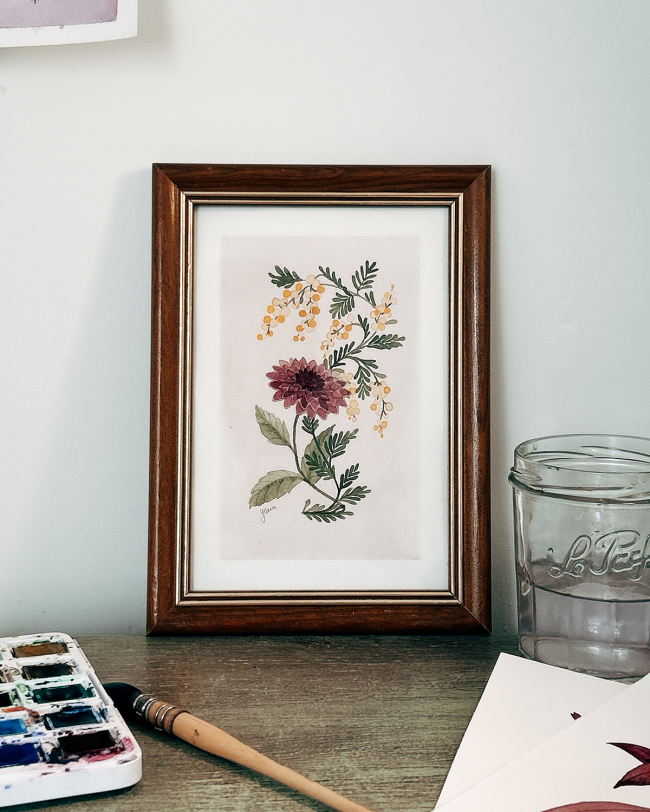 Ma fleur personnalisée